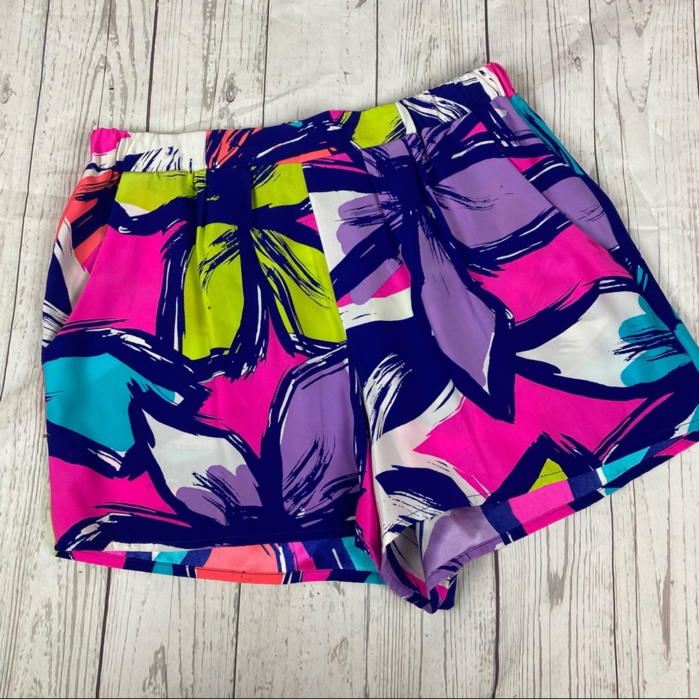 Alice & Trixie 100% Silk Colorful Shorts